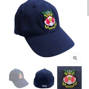 NWT Official Wrexham AFC Hat with Embroidered Crest in Denim Navy